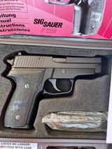SIGARMS Sig Sauer P228 9mm pistol West Germany Triple digit matching serial numbers with case and extras - 2 of 13
