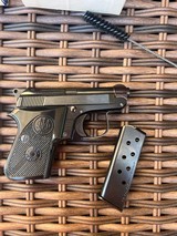 Beretta 950SB Jetfire 25 ACP with correct box, cleaning brush, and pistol booklet - 3 of 8