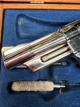 Smith & Wesson factory Nickel 27-2 pinned barrel complete with box and cleaning kit. Sought after 4 in barrel 357 magnum - 7 of 14
