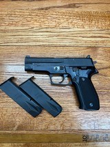 West German Sig Arms P226 9mm Herndon VA pistol with 2 Sig Sauer mags JK date code 1989 Triple serial number - 2 of 11