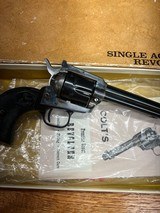 Colt's New Frontier SAA 22/22WMR 6 in. Revolver with box beautiful color case hardened action colt 1971 Peacemaker - 6 of 12