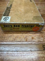 Colt's New Frontier SAA 22/22WMR 6 in. Revolver with box beautiful color case hardened action colt 1971 Peacemaker - 11 of 12