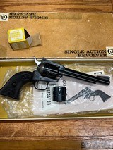 Colt's New Frontier SAA 22/22WMR 6 in. Revolver with box beautiful color case hardened action colt 1971 Peacemaker - 7 of 12