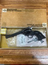 Colt's New Frontier SAA 22/22WMR 6 in. Revolver with box beautiful color case hardened action colt 1971 Peacemaker - 1 of 12