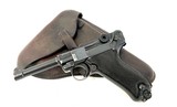 Excellent Condition German Nazi SS BYF 41 Black Widow P.08 Luger Rig w/Original Holster & Mag - 1 of 15