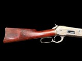 1898 WINCHESTER MODEL 1886 SADDLE RING CARBINE .50 EXPRESS FACTORY LETTERED WITH BOX OF AMMO - 8 of 20