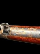 1898 WINCHESTER MODEL 1886 SADDLE RING CARBINE .50 EXPRESS FACTORY LETTERED WITH BOX OF AMMO - 17 of 20