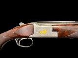 UNOBTAINABLE 1977 BELGIAN BROWNING SUPERPOSED MIDAS GRADE FOR EURO MARKET ONLY 12GA 28” FULL/MOD. J. BAERTEN SIGNED & ENGRAVED MATCHING NUMBERS - 15 of 20