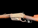 EXTREMELY RARE, FACTORY DOCUMENTED WINCHESTER MODEL 1895 FLATSIDE DELUXE MODEL MADE IN 1897 ANTIQUE 40-72 WCF - 13 of 19