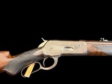 DELUXE ANTIQUE WINCHESTER MODEL 1886 SPECIAL ORDER RIFLE MADE IN 1892 .45-90 WCF - 2 of 20