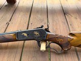 MASTER ENGRAVED 1936 WINCHESTER MODEL 71 .348 WIN. SERIAL #927 OGAWA ENGRAVED MADIS PAPERWORK - 13 of 19
