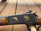 MASTER ENGRAVED 1936 WINCHESTER MODEL 71 .348 WIN. SERIAL #927 OGAWA ENGRAVED MADIS PAPERWORK