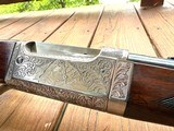 DW HARRIS MASTER ENGRAVED 1928 SAVAGE MODEL 99 TAKEDOWN TRIPLE GAME SCENE HAND ENGRAVED - 5 of 17