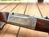 DW HARRIS MASTER ENGRAVED 1928 SAVAGE MODEL 99 TAKEDOWN TRIPLE GAME SCENE HAND ENGRAVED