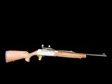 RARE BELGIAN BROWNING BAR GRADE III CARBINE 9.3x62 BIG BORE EUROPEAN MODEL WITH CLAW MOUNT AND SIGHTING RIB