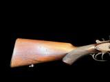 STUNNING BELGIAN DIANA GRADE SxS SHOTGUN 12GA GAME SCENE ENGRAVED DEEP RELIEF 18K GOLD - 7 of 20