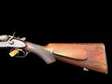 STUNNING BELGIAN DIANA GRADE SxS SHOTGUN 12GA GAME SCENE ENGRAVED DEEP RELIEF 18K GOLD - 13 of 20