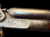 STUNNING BELGIAN DIANA GRADE SxS SHOTGUN 12GA GAME SCENE ENGRAVED DEEP RELIEF 18K GOLD