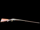 STUNNING BELGIAN DIANA GRADE SxS SHOTGUN 12GA GAME SCENE ENGRAVED DEEP RELIEF 18K GOLD - 2 of 20