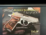 #312 of 400 BEN LANE ENGRAVED WALTHER PPK/S RUDOLPH KORNBRATH EDITION .380 ACP NOS/UNFIRED - 3 of 11