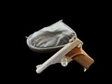 RARE 1974 BELGIAN BROWNING RENAISSANCE MODEL 1955 .380 ACP FACTORY ADJUSTABLE SIGHTS & ORIGINAL POUCH