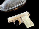 VERY FINE BROWNING RENAISSANCE .25 ACP WITH ORIGINAL POUCH - 2 of 9