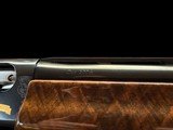 EMPLOYEE GUN REMINGTON 1100 200th ANNIVERSARY FACTORY ENGRAVED & GOLD INLAID HAND PICKED WOOD SERIAL #67 - 9 of 19