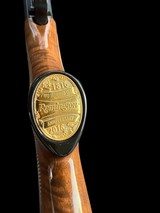 EMPLOYEE GUN REMINGTON 1100 200th ANNIVERSARY FACTORY ENGRAVED & GOLD INLAID HAND PICKED WOOD SERIAL #67 - 17 of 19
