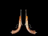 1859-1864 GERMAN SCHILLING SUHL MATCHED PAIR OF DUELING PISTOLS COLLECTOR CONDITION ORIGINAL CASE - 15 of 20