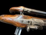 1859-1864 GERMAN SCHILLING SUHL MATCHED PAIR OF DUELING PISTOLS COLLECTOR CONDITION ORIGINAL CASE - 14 of 20