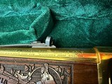 #8 OF 10 WINCHESTER 94AE SRC .45 COLT LINCOLN COUNTY WEST VIRGINIA, GOLD PLATED, ENGRAVED, CARVED, NOS/UNFIRED - 4 of 18