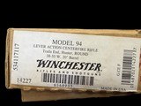 TIME CAPSULE! NOS/UNFIRED WINCHESTER MODEL 94 TRAILS END HUNTER .38-55 WINCHESTER 20” BOX, MANUAL, HANGTAG - Image 14 of 17