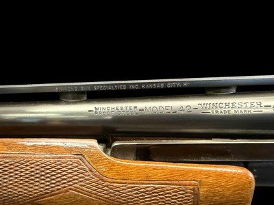 MAGNIFICENT, PRE-WAR, 1939 WINCHESTER MODEL 42 DOUBLE DIAMOND DELUXE .410 26” VENT RIB SKEET - Image 18 of 20