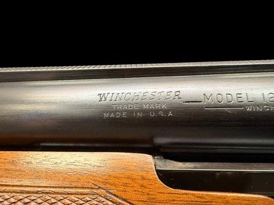 COLLECTOR GRADE, 1953 WINCHESTER MODEL 12 DELUXE FIELD 30” SOLID RIB FULL CHOKE C&R - Image 11 of 20