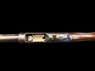 FIRST YEAR, 1931, 4 DIGIT SERIAL, REMINGTON MODEL 31-S 12GA 30” FULL CHOKE SOLID RIB PUMP ACTION SHOTGUN - Image 17 of 19