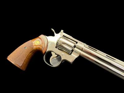 MUSEUM QUALITY, FACTORY ORIGINAL, FACTORY NICKEL, 1968 COLT PYTHON 6” VENT RIB .357 MAGNUM - Image 12 of 12
