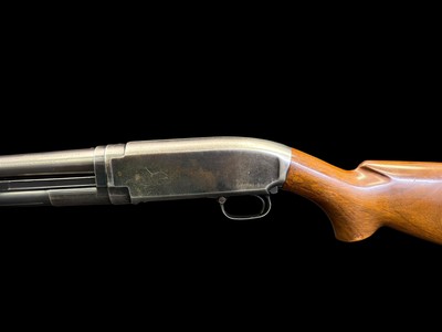 RARE, FACTORY ORIGINAL, 1937 WINCHESTER MODEL 12 MAGNUM WITH IMPOSSIBLE TO FIND 32” FULL CHOKE BARREL - Image 14 of 20