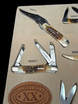 JAW-DROPPING, 2006, CASE XX DARK MOLASSES 8-KNIFE LIMITED SET 1 of 3000 NEW OLD STOCK WITH DISPLAY AND ORIGINAL BOXES - Image 6 of 13