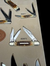 JAW-DROPPING, 2006, CASE XX DARK MOLASSES 8-KNIFE LIMITED SET 1 of 3000 NEW OLD STOCK WITH DISPLAY AND ORIGINAL BOXES - Image 8 of 13