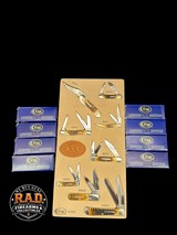 JAW-DROPPING, 2006, CASE XX DARK MOLASSES 8-KNIFE LIMITED SET 1 of 3000 NEW OLD STOCK WITH DISPLAY AND ORIGINAL BOXES - Image 1 of 13