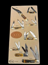 JAW-DROPPING, 2006, CASE XX DARK MOLASSES 8-KNIFE LIMITED SET 1 of 3000 NEW OLD STOCK WITH DISPLAY AND ORIGINAL BOXES - Image 2 of 13