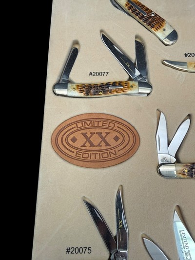 JAW-DROPPING, 2006, CASE XX DARK MOLASSES 8-KNIFE LIMITED SET 1 of 3000 NEW OLD STOCK WITH DISPLAY AND ORIGINAL BOXES - Image 7 of 13