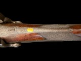 VERY FINE, ANTIQUE, W. MILLS IMPROVED MAKER LONDON DOUBLE BARREL BLACK POWDER SHOTGUN - Image 20 of 24
