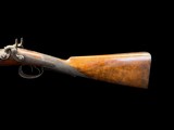 VERY FINE, ANTIQUE, W. MILLS IMPROVED MAKER LONDON DOUBLE BARREL BLACK POWDER SHOTGUN - Image 15 of 24