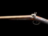 VERY FINE, ANTIQUE, W. MILLS IMPROVED MAKER LONDON DOUBLE BARREL BLACK POWDER SHOTGUN - Image 14 of 24