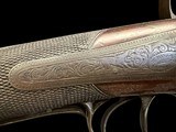 VERY FINE, ANTIQUE, W. MILLS IMPROVED MAKER LONDON DOUBLE BARREL BLACK POWDER SHOTGUN - Image 8 of 24