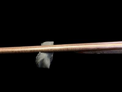 VERY FINE, ANTIQUE, W. MILLS IMPROVED MAKER LONDON DOUBLE BARREL BLACK POWDER SHOTGUN - Image 13 of 24