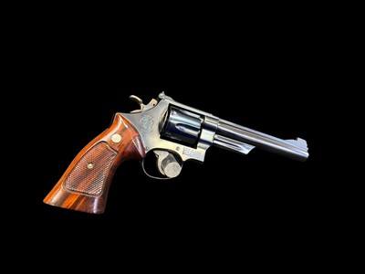 NICE, SMITH & WESSON MODEL OF 1955 25-2 .45 ACP WITH PRESENTATION BOX & TOOLS 6” BLUED FULL TARGET - Image 13 of 17