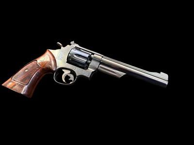 NICE, SMITH & WESSON MODEL OF 1955 25-2 .45 ACP WITH PRESENTATION BOX & TOOLS 6” BLUED FULL TARGET - Image 12 of 17