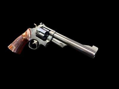 NICE, SMITH & WESSON MODEL OF 1955 25-2 .45 ACP WITH PRESENTATION BOX & TOOLS 6” BLUED FULL TARGET - Image 11 of 17